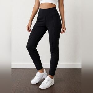 Apt. 9 Black High-Rise Ponte Ankle Pants